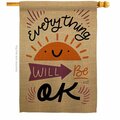 Patio Trasero 28 x 40 in. Everything Ok Sweet Life Double-Sided Vertical House Flags - Decoration Banner Garden PA3912220
